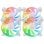 Mars Gaming MF-4A Kit 4 ventole 120mm ARGB Rainbow Doppio connettore 5V 3pin Bianco