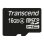 Speicherkarte Transcend TS16GUSDC4 16GB microSDHC Klasse 4 Schwarz