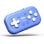 Gamepad 8Bitdo Micro Azul Wireless USB Type-C Compatível Android Switch PC iOS