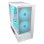 Caixa Cougar CGR-2DA4W-MV Midi Tower Branco Vidro LCD Gaming