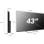 TV Smart Tech DLED 43QG02V 43" 4K UltraHD 60Hz Smart TV Google TV HDR Dolby Digital