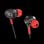 Auriculares PowerA Wired Earbuds Nintendo Switch 2 con cable Jack 3.5 mm Gaming Negro Rojo