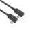 Cavo USB-C ACT connettori angolati 2 m 10 Gbps 60 W nero