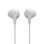 Auriculares Hama Popply con cable Jack 3,5 mm Llamadas y Música blanco