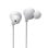 Auriculares Hama Popply con cable Jack 3,5 mm Llamadas y Música blanco