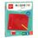 Pizarra magnétique APLI Kids 17536 rouge 173 x 216 mm avec stylet et fiches