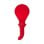 Vibrador Fun Factory BÜCK DICH Curvo Silicone Vermelho 315 mm à Prova de Água