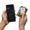 Monedero Ledger Flex Bluetooth USB E Ink Grau Orange 56,5x7,7 mm