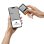 Monedero Ledger Flex Bluetooth USB E Ink Grau Orange 56,5x7,7 mm
