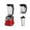 Standmixer Novis ProBlender 880L 1400 W Edelstahlgehäuse Rot LCD 1,8 m Kabel