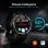 Nilait Watch Commeta One smartwatch AMOLED con GPS de alto rendimiento (Negro)