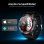 Nilait Watch Commeta One smartwatch AMOLED con GPS de alto rendimiento (Negro)