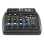Mezclador de audio Vonyx VMM100 3 canales Bluetooth ecualizador LED USB