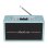 Radio portátil Audizio Tune60-BL digital DAB+ FM Bluetooth pantalla LCD azul