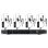 Micrófono Power Dynamics PD524B inalámbrico diadema condensador 100 canales