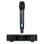 Micrófono Power Dynamics PD210 inalámbrico de mano UHF 160 canales con receptor rack