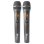Micrófono Power Dynamics PD782 inalámbrico de mano UHF con receptor rack