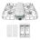 Dron con cámara HOVERAir X1 Combo plegable 4K 32GB WiFi Blanco
