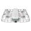 Dron con cámara HOVERAir X1 Combo plegable 4K 32GB WiFi Blanco