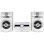 Mini Hi-Fi Systeem Panasonic SC-Ux104EG 300W RMS Bluetooth CD USB FM DAB+ Wit