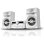 Mini Hi-Fi Systeem Panasonic SC-Ux104EG 300W RMS Bluetooth CD USB FM DAB+ Wit