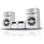 Minisistema Audio Panasonic SC-Ux104EG 300W RMS Bluetooth USB CD Radio DAB+ Bianco