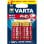 Batteria VARTA Max Tech AA06 4+2pcs Alcalina 6 pezzi Rosso Giallo Cilindrica