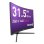Monitor TERRA 3285W 31,5" Wide Quad HD 180Hz VA Curvo 1ms HDR Altura Ajustable