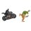 Motorrad Spin Master Batman Transforming Batcycle Battle Pack mit Figuren 10 cm