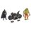 Motorrad Spin Master Batman Transforming Batcycle Battle Pack mit Figuren 10 cm