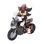 Figure de jeu JAKKS PACIFIC Sonic the Hedgehog 3 Shadow avec moto, articulée