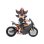 Figure de jeu JAKKS PACIFIC Sonic the Hedgehog 3 Shadow avec moto, articulée