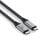 Cabo USB Satechi USB4 V2 Pro 1,2 m 120 Gbit/s Prata Preto