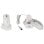 Mouse Cleankeys CKM2W Wireless RF 800 DPI Bianco Ambidestro IP68 Ricaricabile
