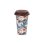 Tazza da viaggio DeLonghi DLSC067 Multicolore 300 ml in ceramica e silicone