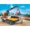 Grue de levage Playmobil Action 71750 multicolore avec figurines incluses