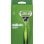 Maquinilla de barbear Gillette BODY 3 lâminas tira lubrificante preta/verde