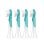 Cabeça Philips Sonicare For Kids HX6034/90 Azul Branco Pack 4 Unidades