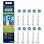 Cabezal Oral-B 81665364 Pack 10 unidades Azul Blanco Compatible Eléctrico