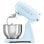 Batteur sur socle SMEG SMF03PBEU Bleu 800W 4,8L 10 vitesses aluminium inox