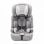 Siège auto Kinderkraft COMFORT UP 1-2-3 Gris, appui-tête, protection latérale