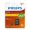 Cartão MicroSD Philips FM25MP45B/00 256GB UHS-I Classe 10 V10 com Adaptador