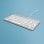 Teclado R-Go Tools Compact Break de membrane ergonomique AZERTY FR filaire blanc