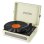 Tocadiscos Fenton RP118C Automático Verde Bluetooth USB 33/45/78 RPM