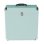 Funda para disco de vinilo Audizio RC32 azul con asa de transporte