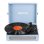 Tocadiscos Fenton RP118E Azul Bluetooth USB 33/45/78 RPM Salida RCA