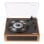 Tocadiscos Fenton RP170L Direct Drive Bluetooth 3 Velocidades Madera Vintage