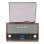 Tocadiscos Audizio Frisco Marrón Bluetooth DAB+ FM 33/45/78 RPM LCD