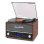 Tocadiscos Audizio Frisco Marrón Bluetooth DAB+ FM 33/45/78 RPM LCD