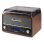 Tocadiscos Audizio Frisco Marrón Bluetooth DAB+ FM 33/45/78 RPM LCD